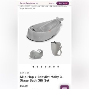 Skip hop 3 stage bath set